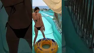 Blue Giant Waterslide at DoluSu Water Park 💦 #shorts #viralshort #waterpark