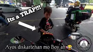 Its a TRAAAP!!! Ayos diskartehan ng batang to