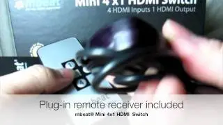 mbeat&reg; Mini 4x1 HDMI Switch