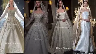 Most Stunning Wedding and Wedding Reception Gowns | Glamorous Long Bridal & Evening Dresses