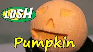 LUSH - Pumpkin Bath Bomb - DEMO - Underwater View - Review HALLOWEEN Back for 2017