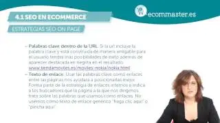 Curso de SEO para Ecommerce 3/5 - &iquest;C&oacute;mo puedo mejorar el seo de mi web?