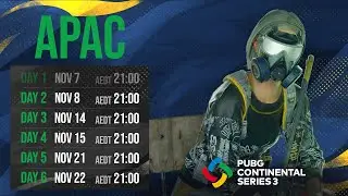 PUBG Continental Series 3: APAC - Day 2