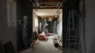 Luxury Home Theater Transformation | Construction Timelapse Build