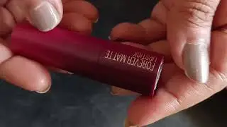 Lakme Forever Matte Lipstick CB1 Burgundy Bloom Review 💄 | Original Collection | Nykaa Haul | ₹375