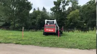 Start of walk-in access excavation on Cedar River in Austin, MN