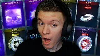BUYING THE *NEW* BUNDLES IN THE ROCKET LEAGUE ITEM SHOP!