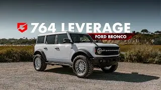 The Gear Off Road 764C Leverage Wheels on the Ford Bronco