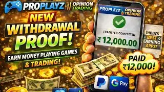 Proplayz opinion trading and fantasy cricket app withdrawal proof 🤑🧾 no GST no tds 🤑💸 proof of miney