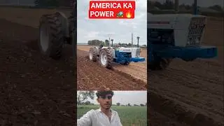 Indian Farmers Shocked 😱 | USA Tractor Power #shorts #NextLevelFarming #MonsterTractor