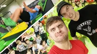 Double Backo v 9ti letech?! | První Přespáváčka v Jump Aréně Tábor w/Jay Fox