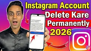 Instagram Account Delete Kaise Kare Permanently 2026