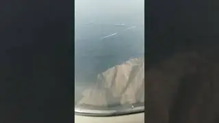 Watch Oman's view from the Landing flight Air India.