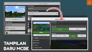 Membahas Tampilan UI Baru Untuk Minecraft Bedrock | Minecraft Indonesia