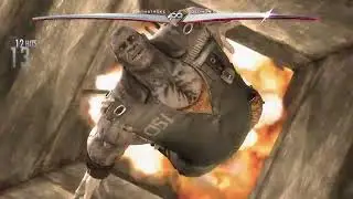 Injustice Gods Among us - Deathstroke Stage Transition Combo