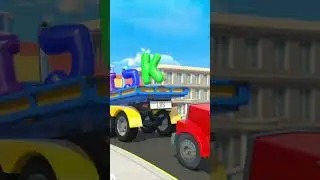 ABC Vehicle Song ⭐ #lbb #vehicle #abc #shorts Little Baby Bum Baby Songs