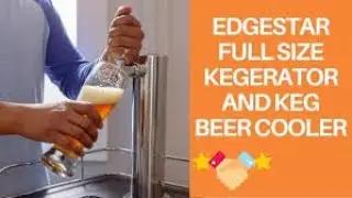 EdgeStar KC2000SS Full‑Size Kegerator &ndash; Stainless Steel Beer Dispenser with CO2 & Draft Tap! 🍺❄️