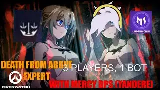 Overwatch 2 Underworld PVE Mission Death from Above on Expert with dps mercy (yandere)