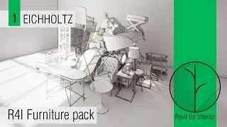 [R4I] BIM & Design. Big Revit family Pack 1 - Eichholtz (Семейства мебели в наборе)