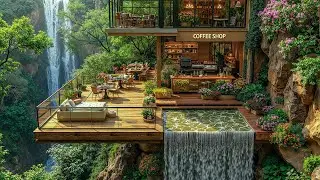 Gentle Outdoor Coffee Jazz in the Forest 🌿 Jazz Relaxing Music & Nature Ambience for Focus and Calm