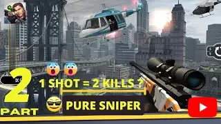 1Shot = 2 Kills?🤯😰(0.05%chance)-Pure Sniper City Gun Shooting  Gameplay Walkthrough (Android)-Part 2