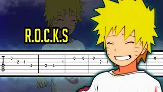 Naruto - R.O.C.K.S (OP1)【𝗧𝗔𝗕】|➤ GUITAR TUTORIAL