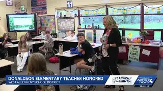 WTAE visits West Allegheny School District to surprise our Teacher of the Month