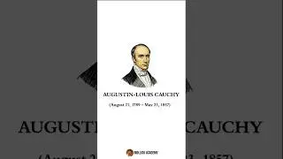 Cauchy || World's Top Mathematians || Rank 006 || Mollick Academy