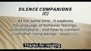 SILENCE COMPANIONS (C)