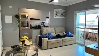 VISTA MAR, PORTEIRA FECHADA | Apartamento 1 suíte à venda por R$ 420.000 - Real - Praia Grande/SP