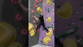 V4 Boulder, Indoor Climbing, quite technical and requires a lot of balance