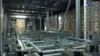Automatic frozen storage warehouse Myronivsky Hliboproduct, Ladyzhyn, Ukraine