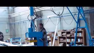Ecodomus. Stogo santvarų gamyba (Production of Roof Trusses)