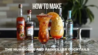 How to make the Hurricane and Painkiller cocktails