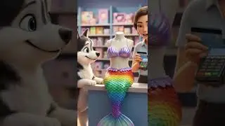 Why Did This Cute Dog Buy a Mermaid Costume? 🐶🧜&zwj;♀️ His Secret Plan Will Surprise You! ✨ #cutedog