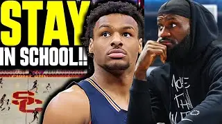 Bronny James Will Regret Entering The NBA Draft #mavericks #bronnyjames #lebronjames #timberwolves