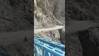 Spiti's dangerous road 🛣️ #spitidiaries #travel #roadtrip #himachal #india #adventure #subscribe