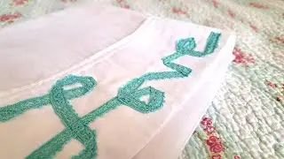 Make Your Own Custom Lace Trim Pillowcases in 15 Minutes!