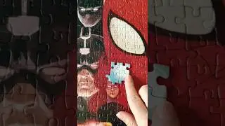 Marvel Jigsaw Puzzle The Last Pieces #oddlysatisfying #short