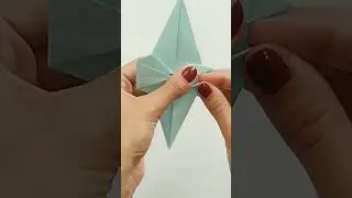 Cute elephant origami tutorial // Animal origami #shorts #papercraft #paperanimal