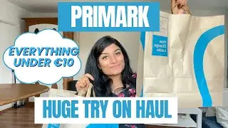 HUGE PRIMARK TRY ON HAUL | Everything under &euro;10 | October 2022