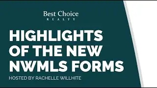 New NWMLS Forms