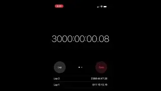 Officially 3,000hrs After 125 Days Of Stopwatch Timer Run! 