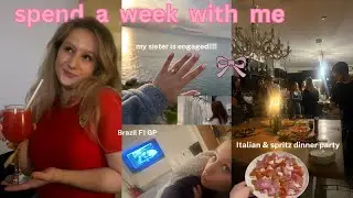 Let&rsquo;s host a dinner party🍸🍹(WEEK VLOG) + Brazil F1 GP, wedding dress shopping + more!