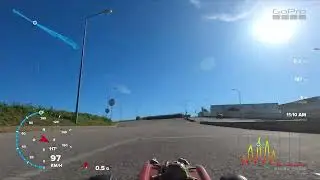 4 seconds to reach 131kmh onBoard footage on the Kyosho Mp9e