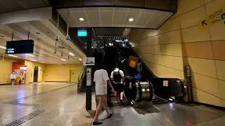 Fully sheltered walk from Bencoolen MRT Station (DT21) to Bras Basah MRT Station (CC2) | March 2025