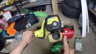 how to mix 2 stroke fuel / oil for line trimmer blower chainsaw