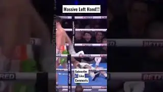 Knockout Alert!!!! Massive Left Hand!!!! #shorts #boxing #knockout