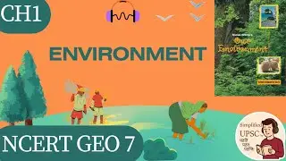 NCERT GEO 7 Ch1 | ENVIRONMENT: Definition & Components | Natural, Human-made, Human | #UPSCGeography