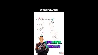 Solving Exponential Equations without a calculator for the SAT Math
